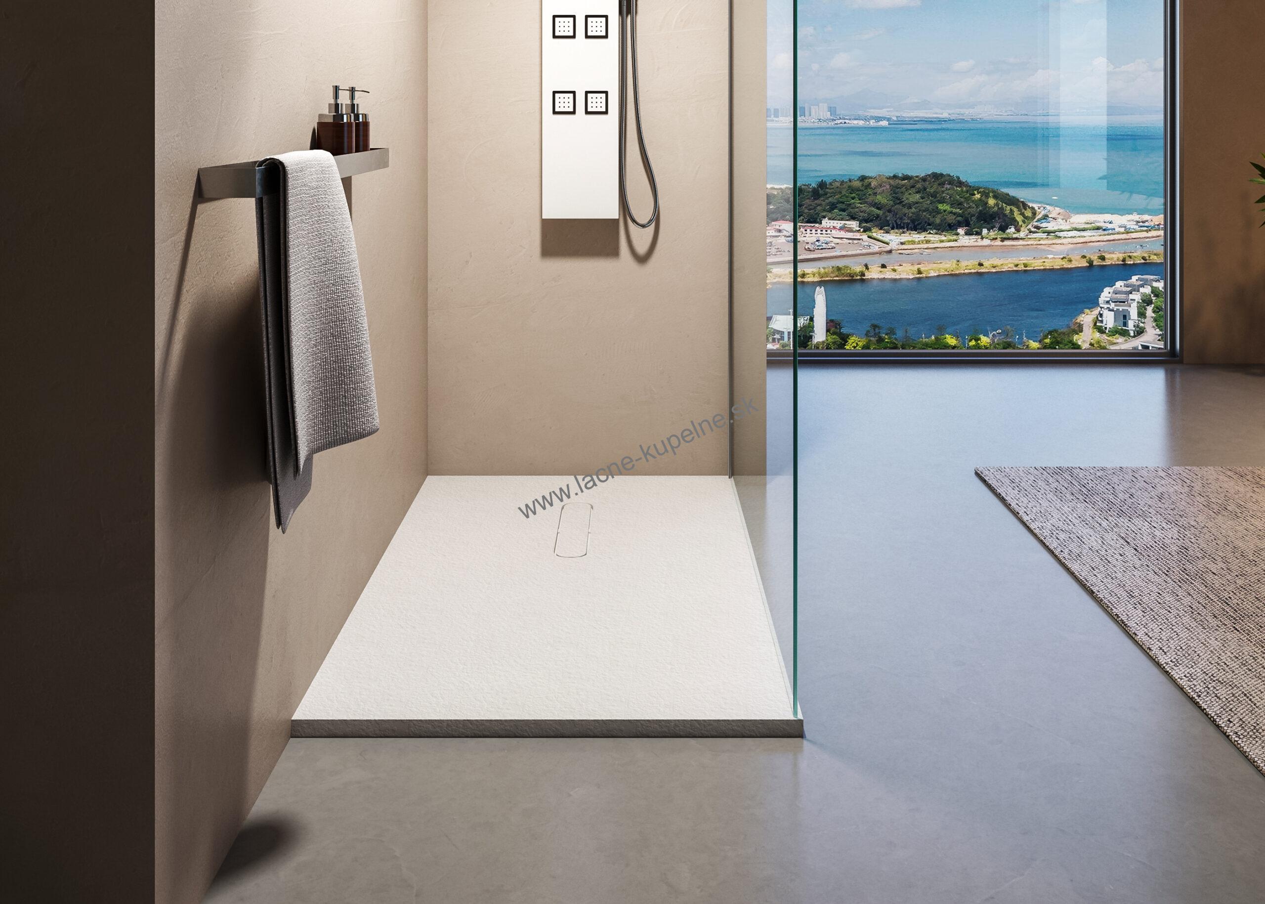 TAURUS 160x90 cm AQUATEK sprchová vanička obdlžniková liaty mramor + Sifón