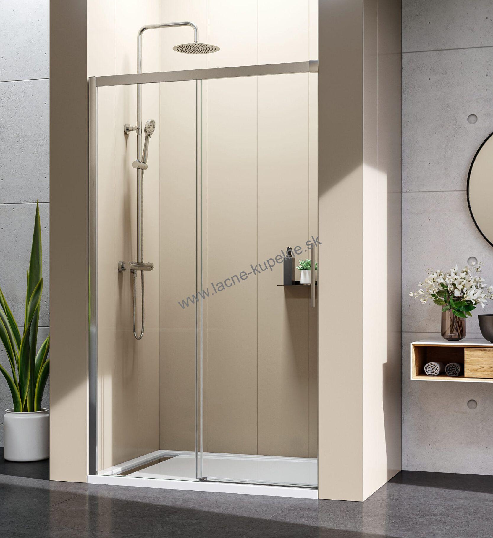 Aquatek WELLNESS B2 100-180 Sprchové dvere s jednými zásuvnými dverami