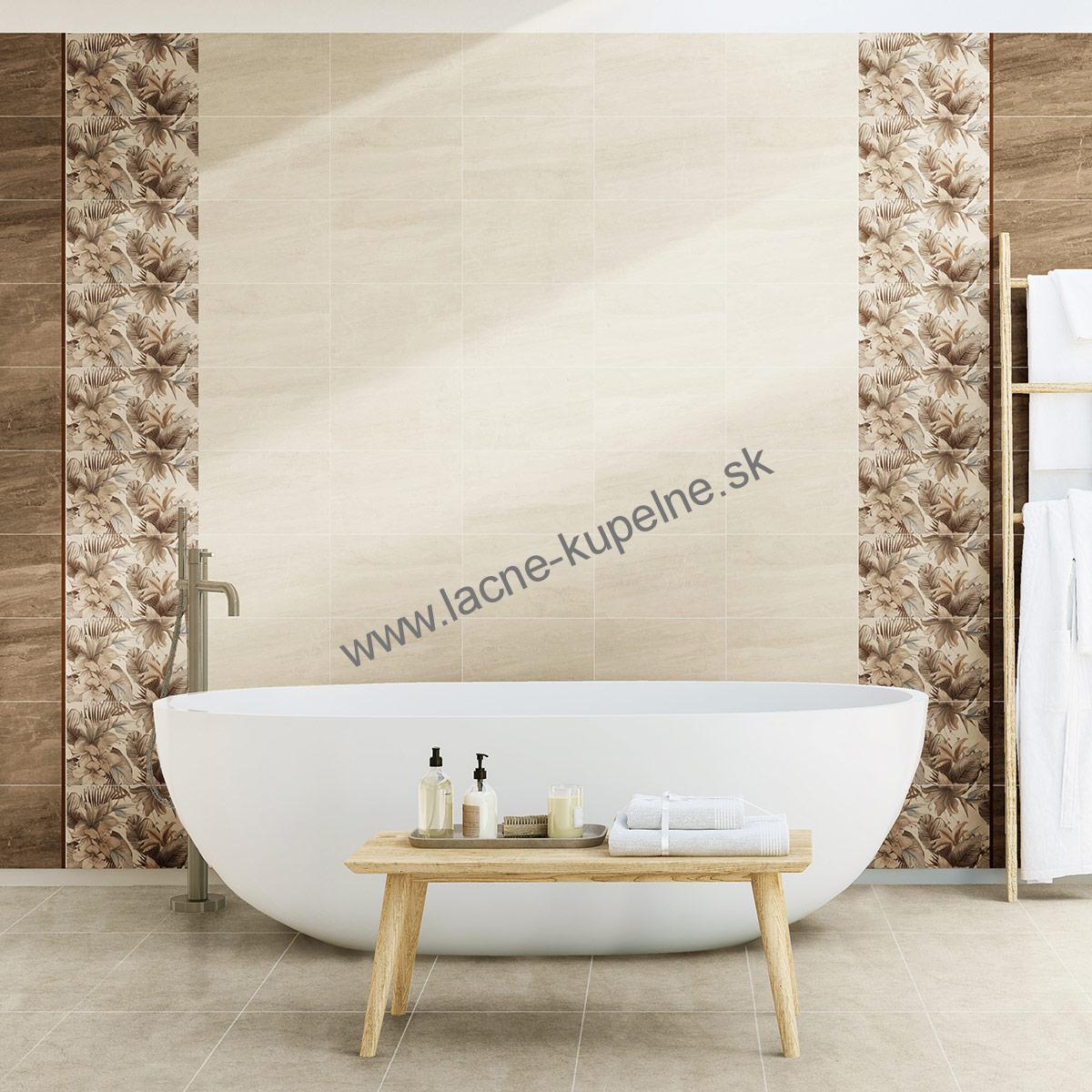 Ceramika Color STELLA CREAM 25x40 cm obklad a 33,3x33,3 dlažba do kúpeľne