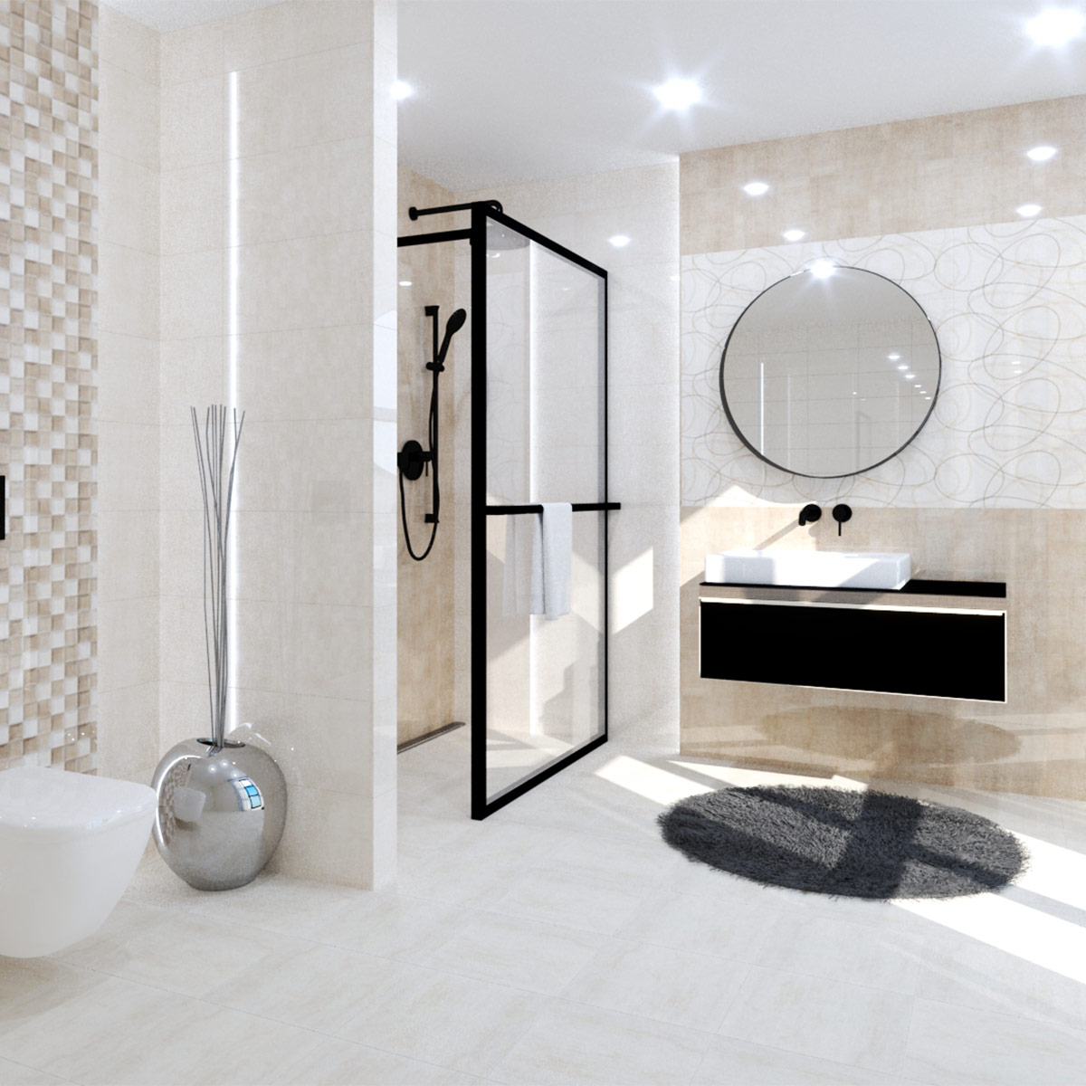 CERAMIKA EVA Living - Porto 25x50 cm obklad a dlažba 33x33 cm do kúpelne -15 %