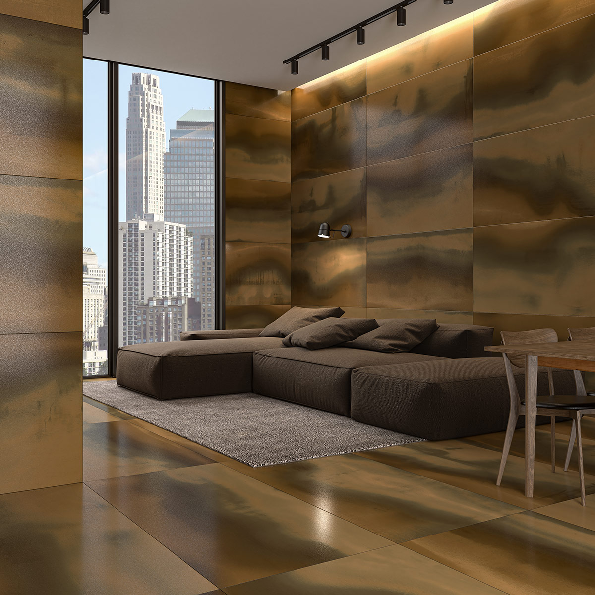 ECOCERAMIC SEATTLE 60x120 cm, 120x120 cm lesklá dlažba 