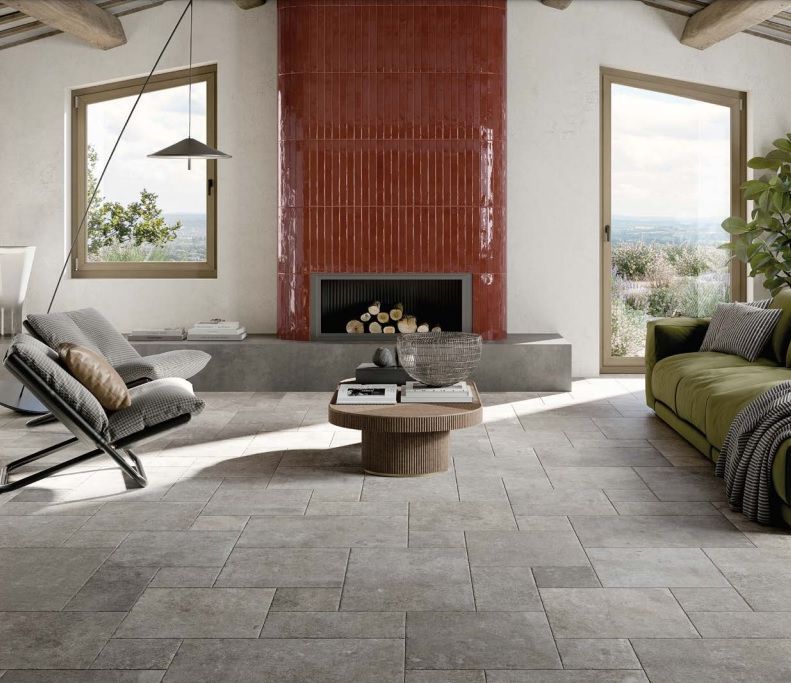 CERAMICA RONDINE WINDSOR LIGHT GREY Provensálska dlažba