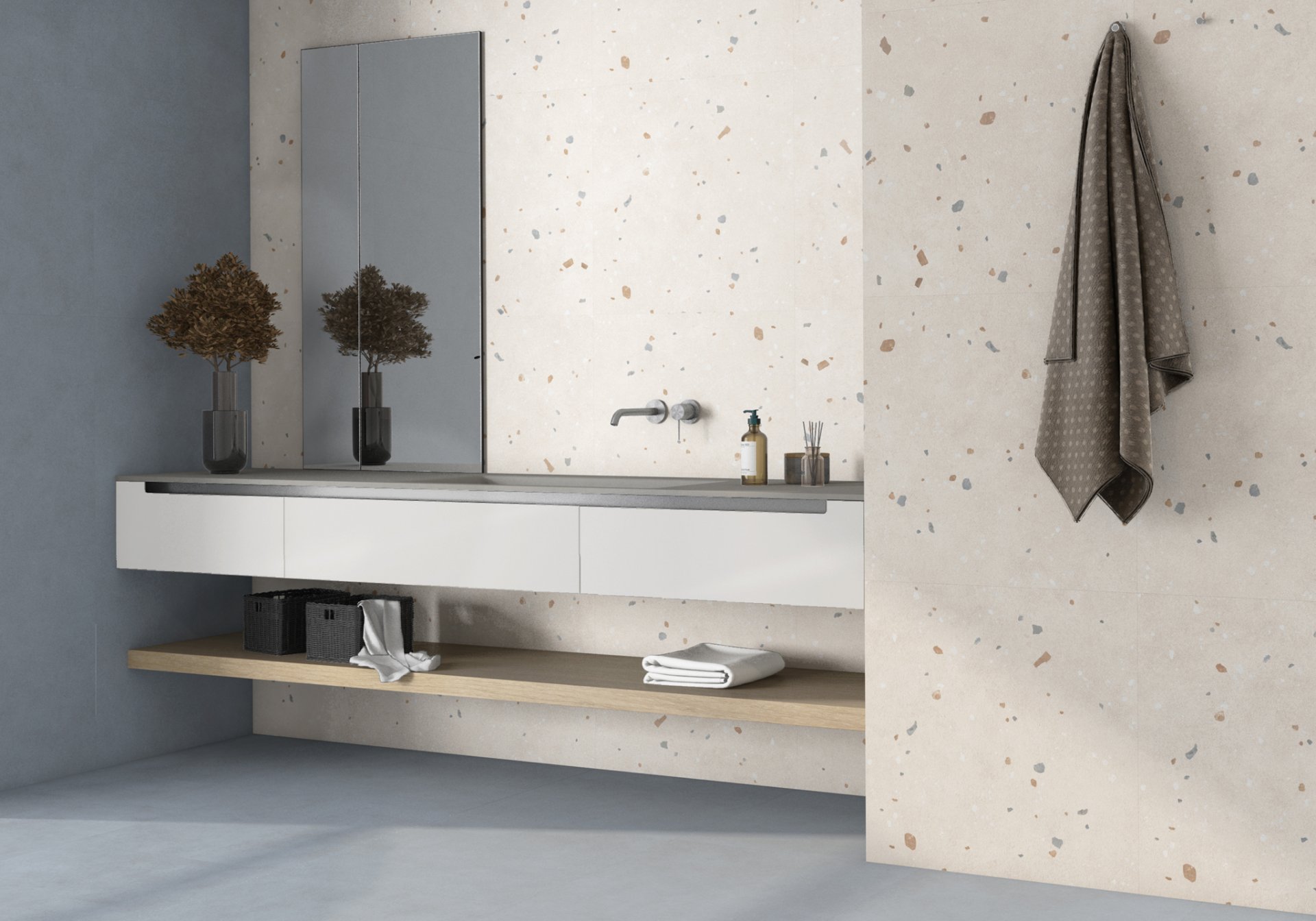 PRISSMACER CERAMICA LAB.CONCEPT 60x60 cm, terazzo dlažba