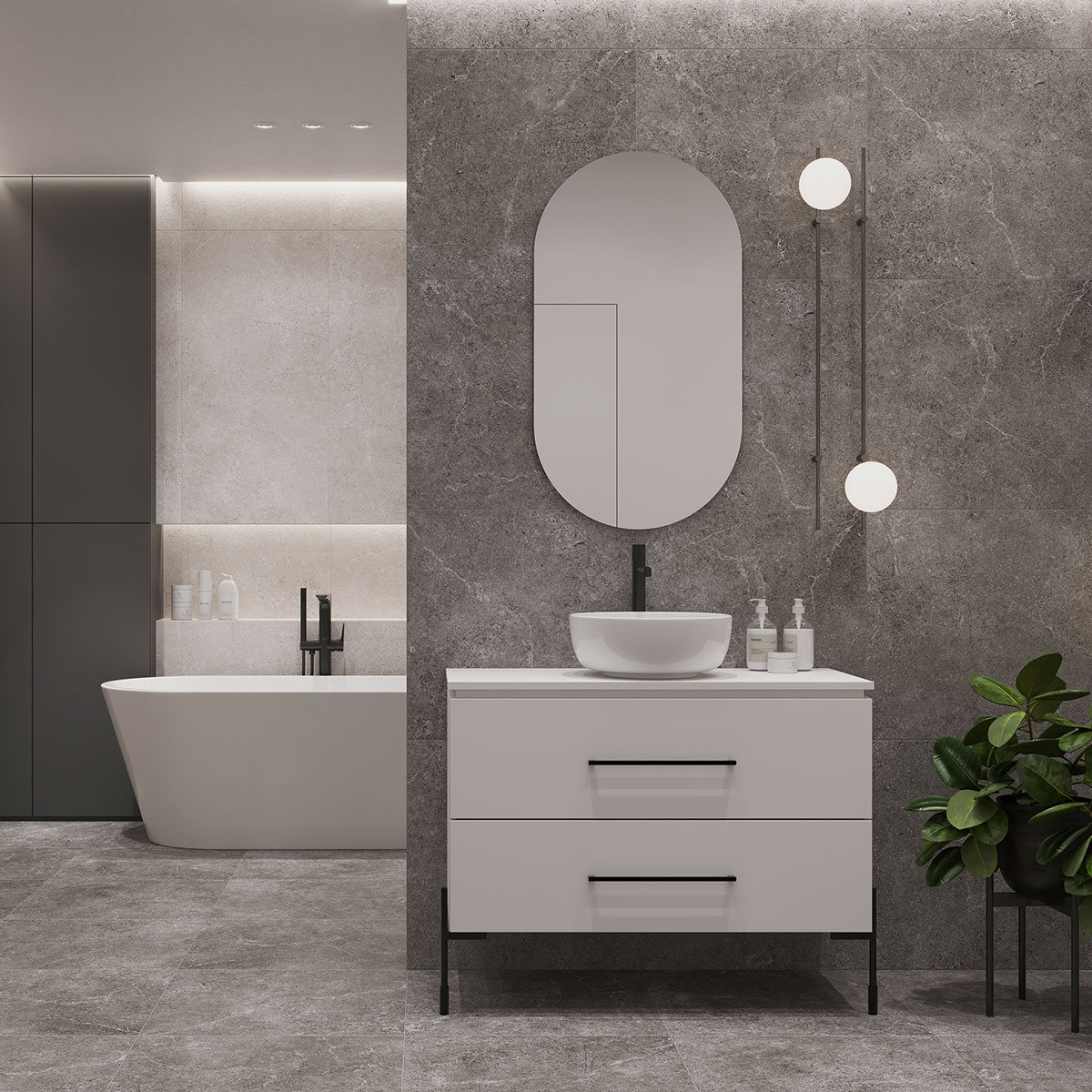 CERSANIT BAREDO 60x60 cm, 60x120 cm dlažba rektifikovaná mrazuvzdorná