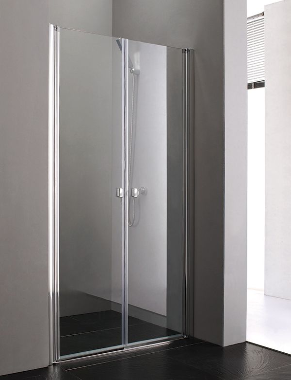 Aquatek GLASS B2 Sprchové dvere BIELY profil, 70, 75, 80, 85, 90, 95, 100 cm