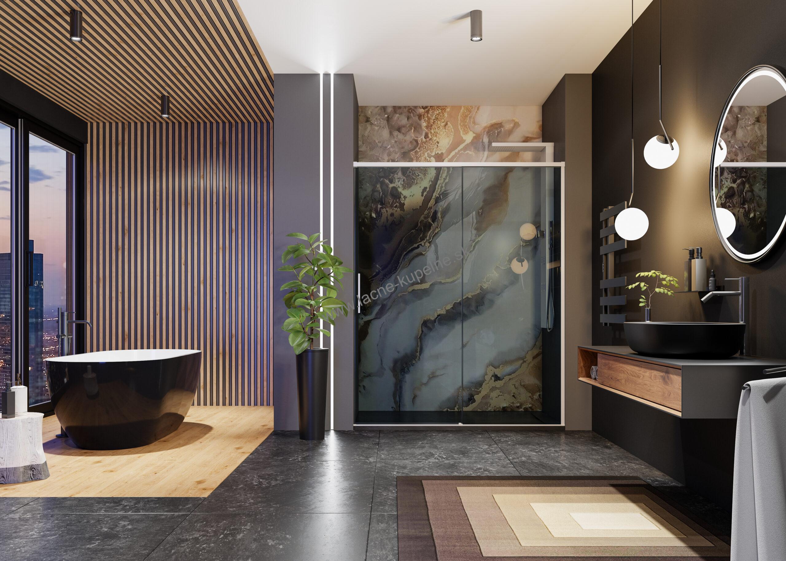 X-FAKTOR B2 110x160 cm AQUATEK sprchové dvere, farba profilu biela