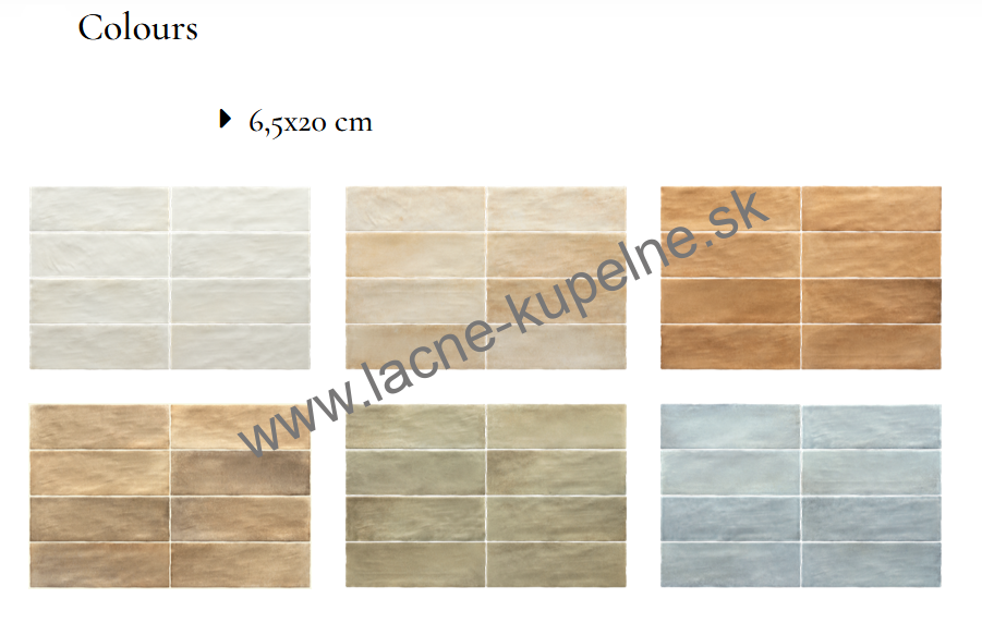 EQUIPE SABBIA 6,5x20 cm obklad do kuchyne a do kúpeľne 