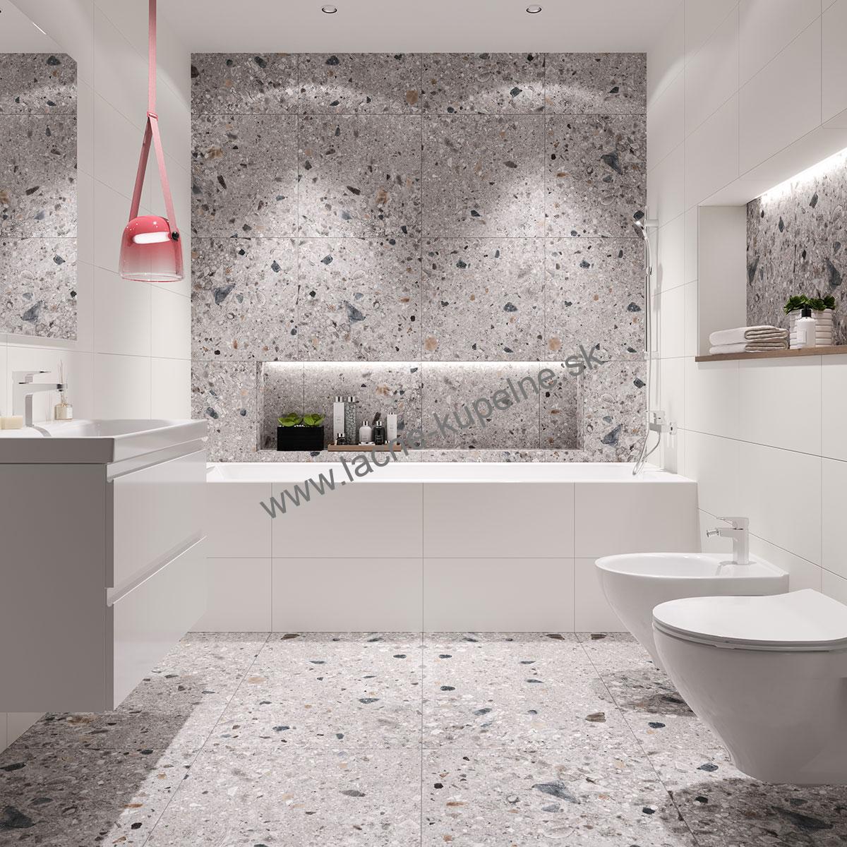 CERSANIT BRAND ROCK 60x60 cm, 60x120 cm dlažba terazzo rektifikovaná mrazuvzdorná