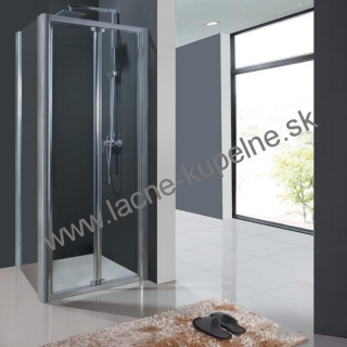 Sprchovací kút DYNAMIC B6+F6 80x80, 90x80,100x80 cm, chróm-satin