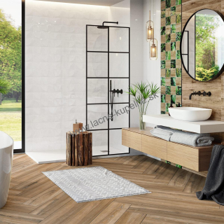 Ceramika Color WHITE GLOSSY OREGON 25x75 cm obklad do kúpeľne -15%
