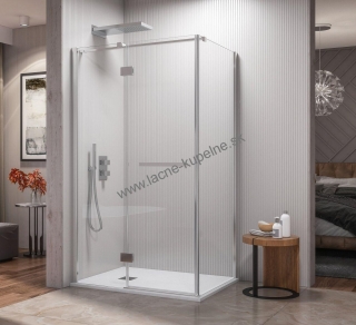 Aquatek CRYSTAL R23 120x80 cm Sprchový kút obdĺžnikový chrómový