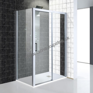 Aquatek DYNAMIC R23 120x80 cm Sprchový kút obdĺžnikový chróm-satin