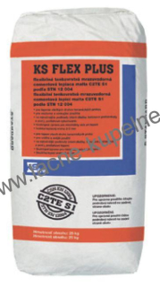 KS FLEX PLUS flexibilné lepidlo C2TE S1, 25 kg